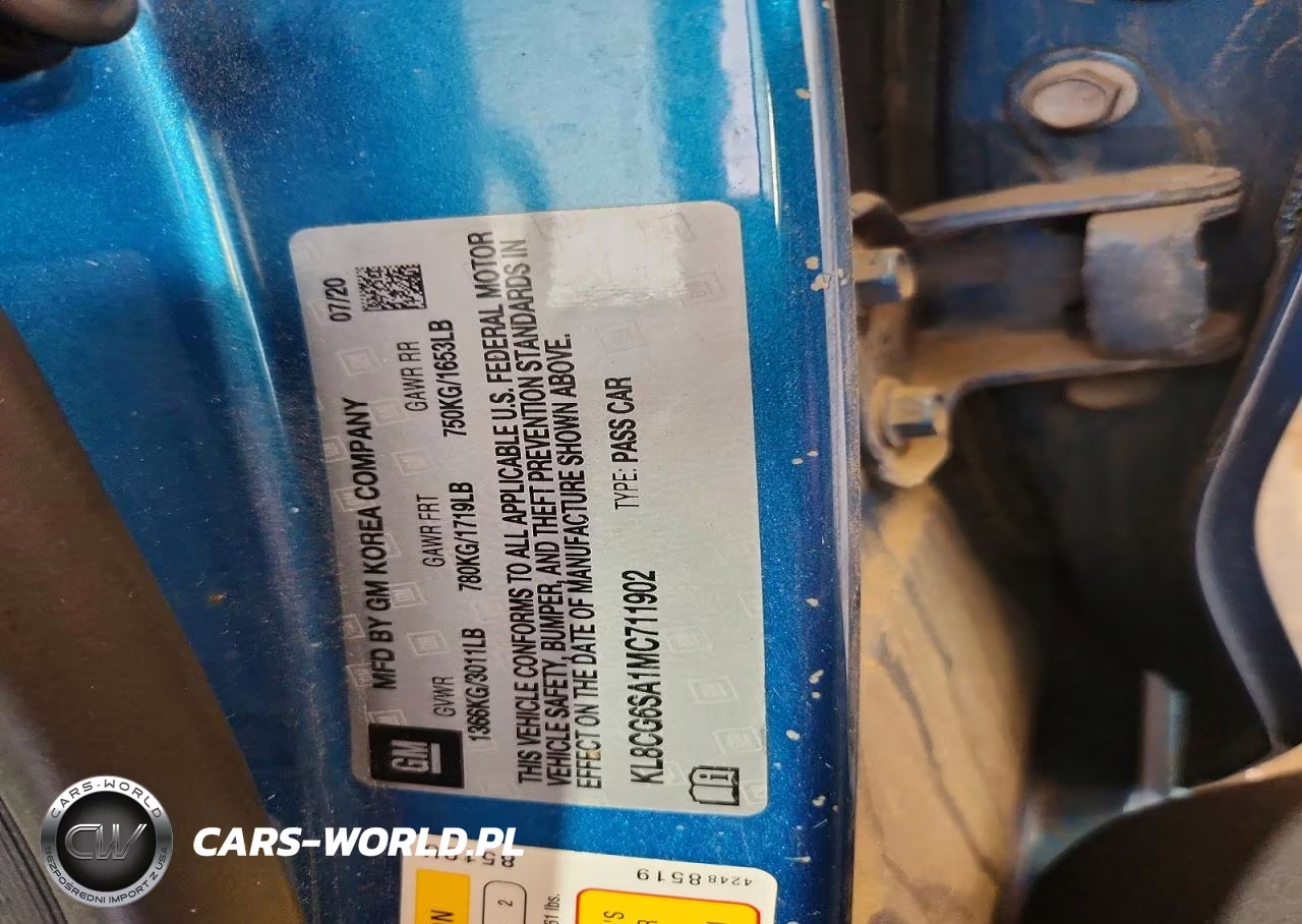 2021 Chevrolet Spark Activ VIN:KL8CG6SA1MC711902 - 13