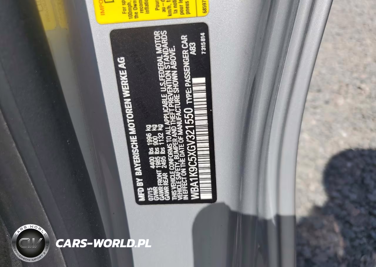 2016 BMW 228 I Sulev VIN:WBA1K9C5XGV321550 - 12