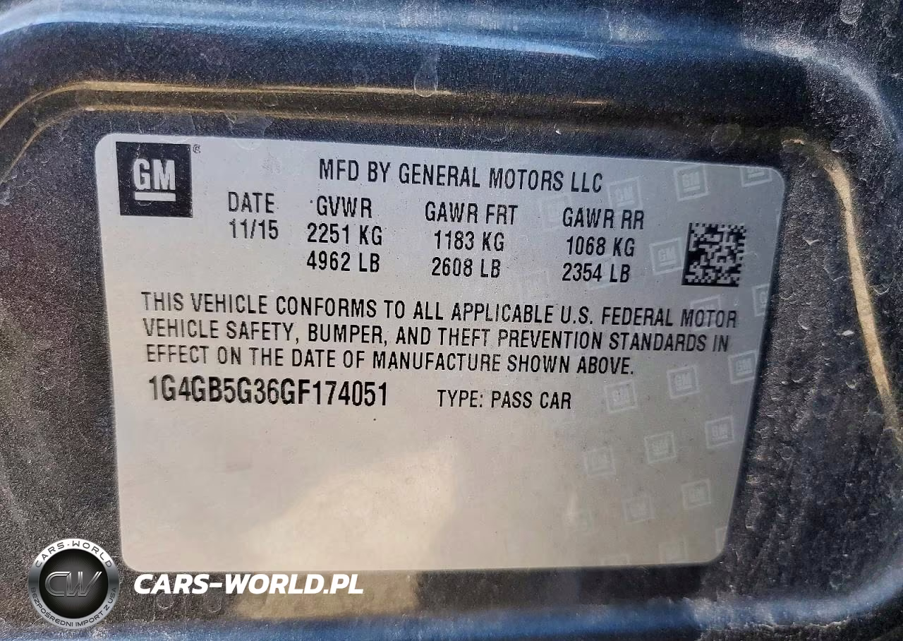2016 Buick Lacrosse VIN:1G4GB5G36GF174051 - 13