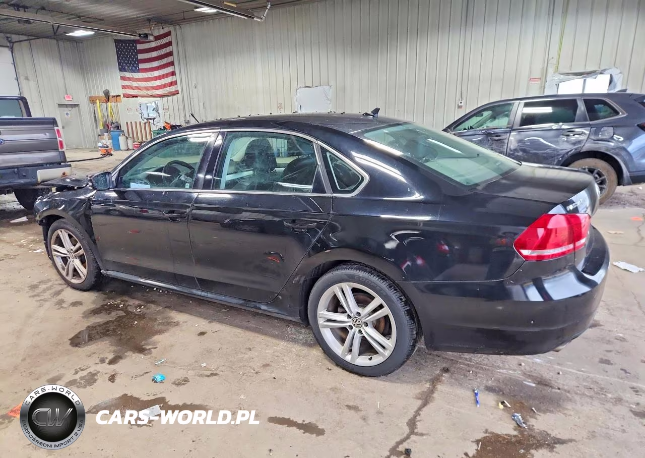 2012 Volkswagen Passat Se VIN:1VWBM7A37CC077043 - 2