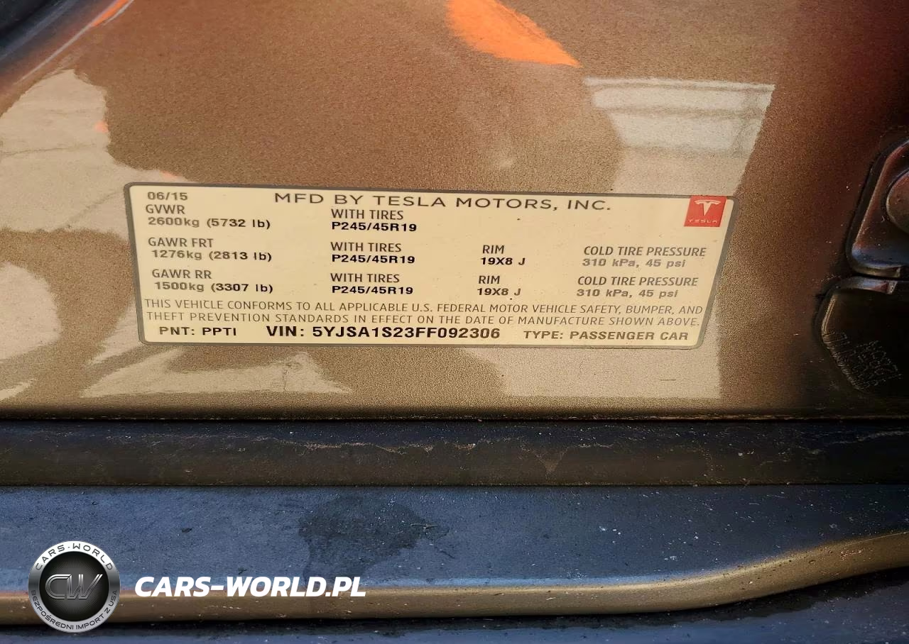 2023 Tesla Mdl S 70D VIN:5YJSA1S23FF092306 - 12