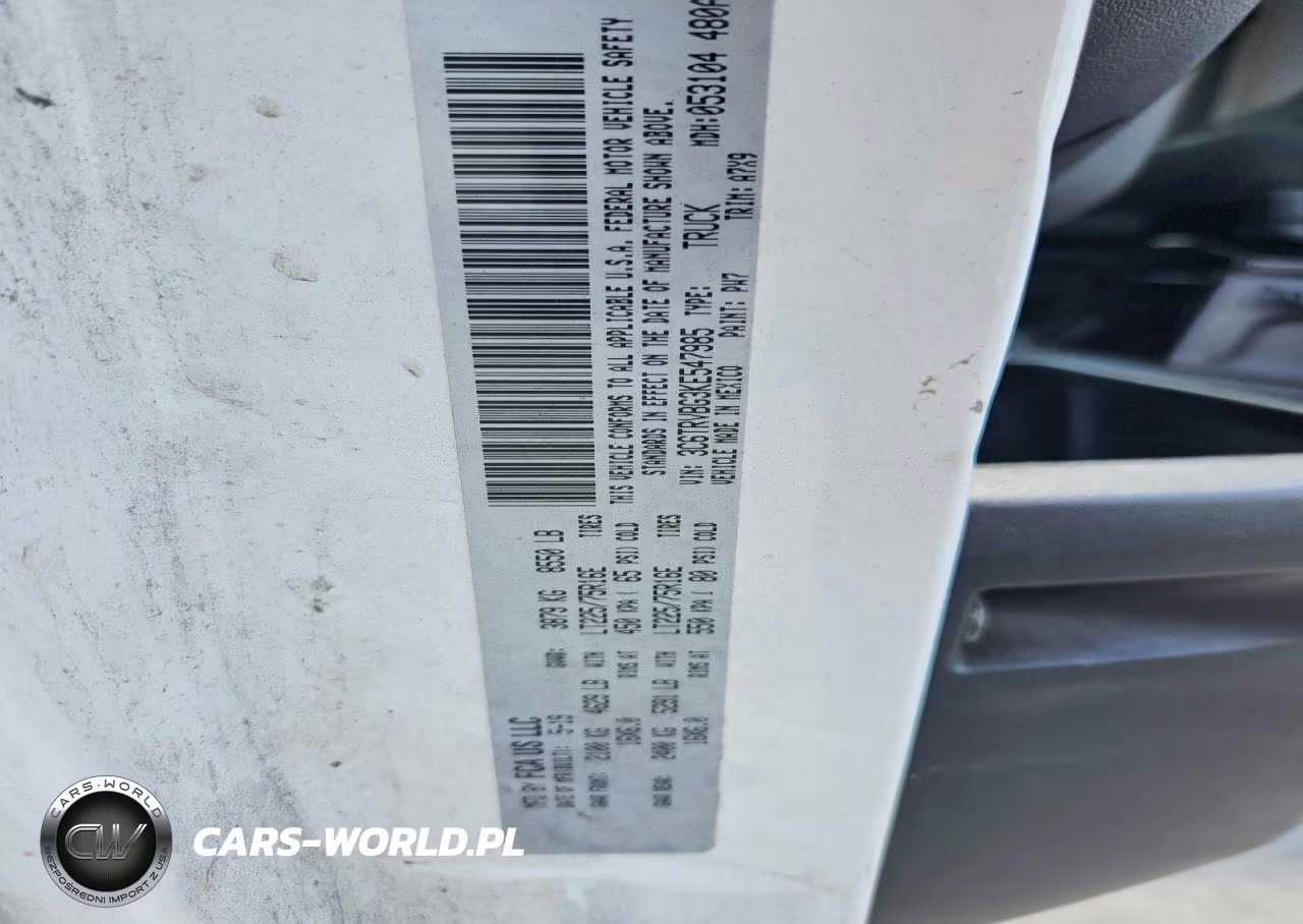2019 Ram Promaster 1500 Delivery Van VIN:3C6TRVBG3KE547985 - 13