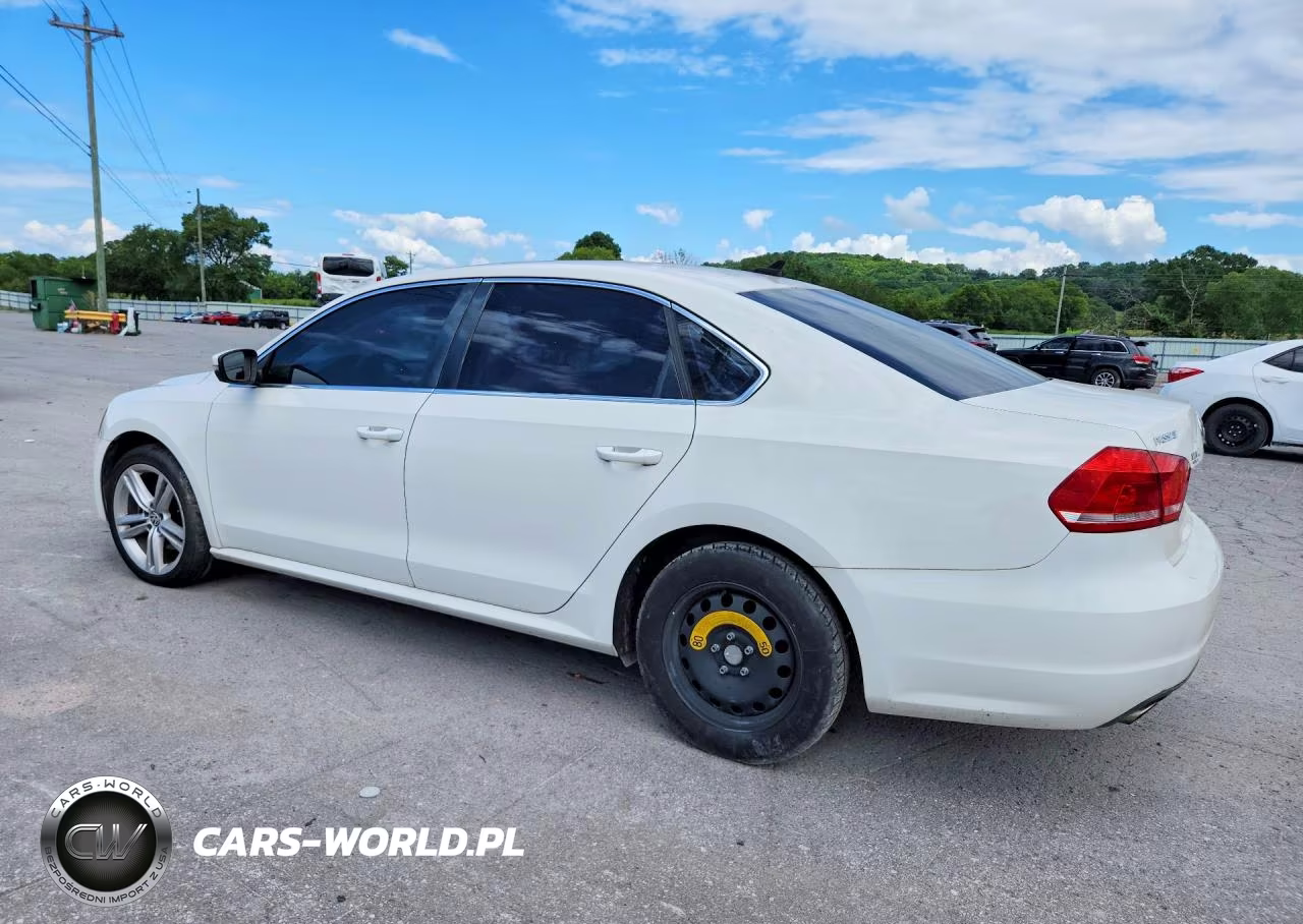 2014 Volkswagen Passat Se VIN:1VWBN7A39EC027244 - 2