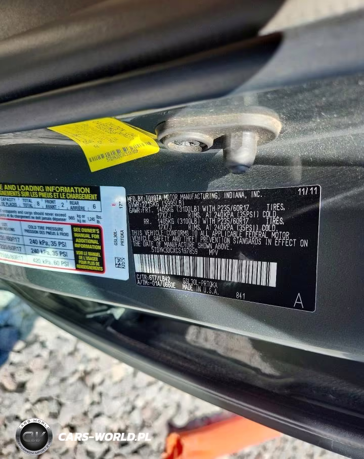 2012 Toyota Sienna Xle 8-Passenger VIN:5TDYK3DCXCS197859 - 13