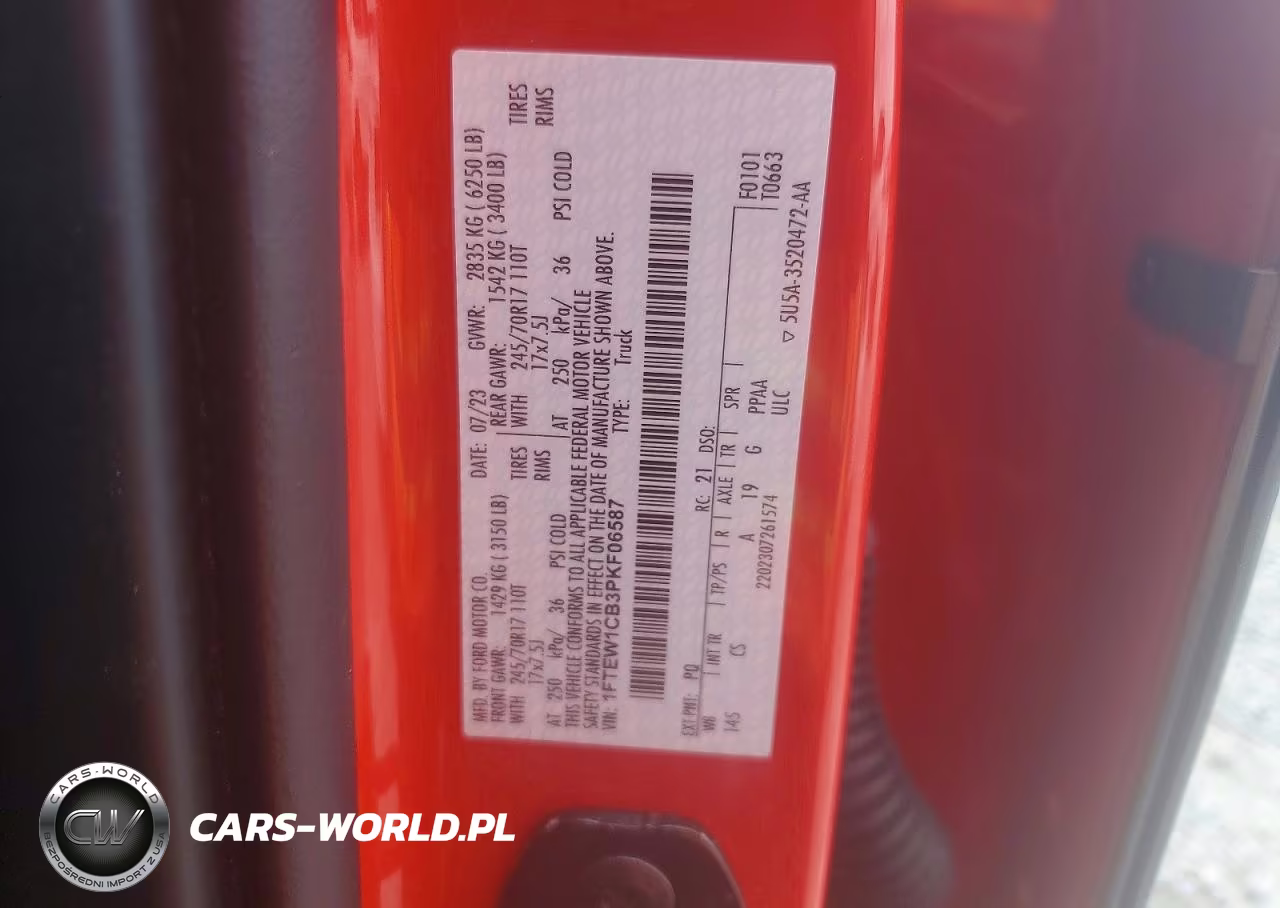 2023 Ford F150 Supercrew VIN:1FTEW1CB3PKF06587 - 13