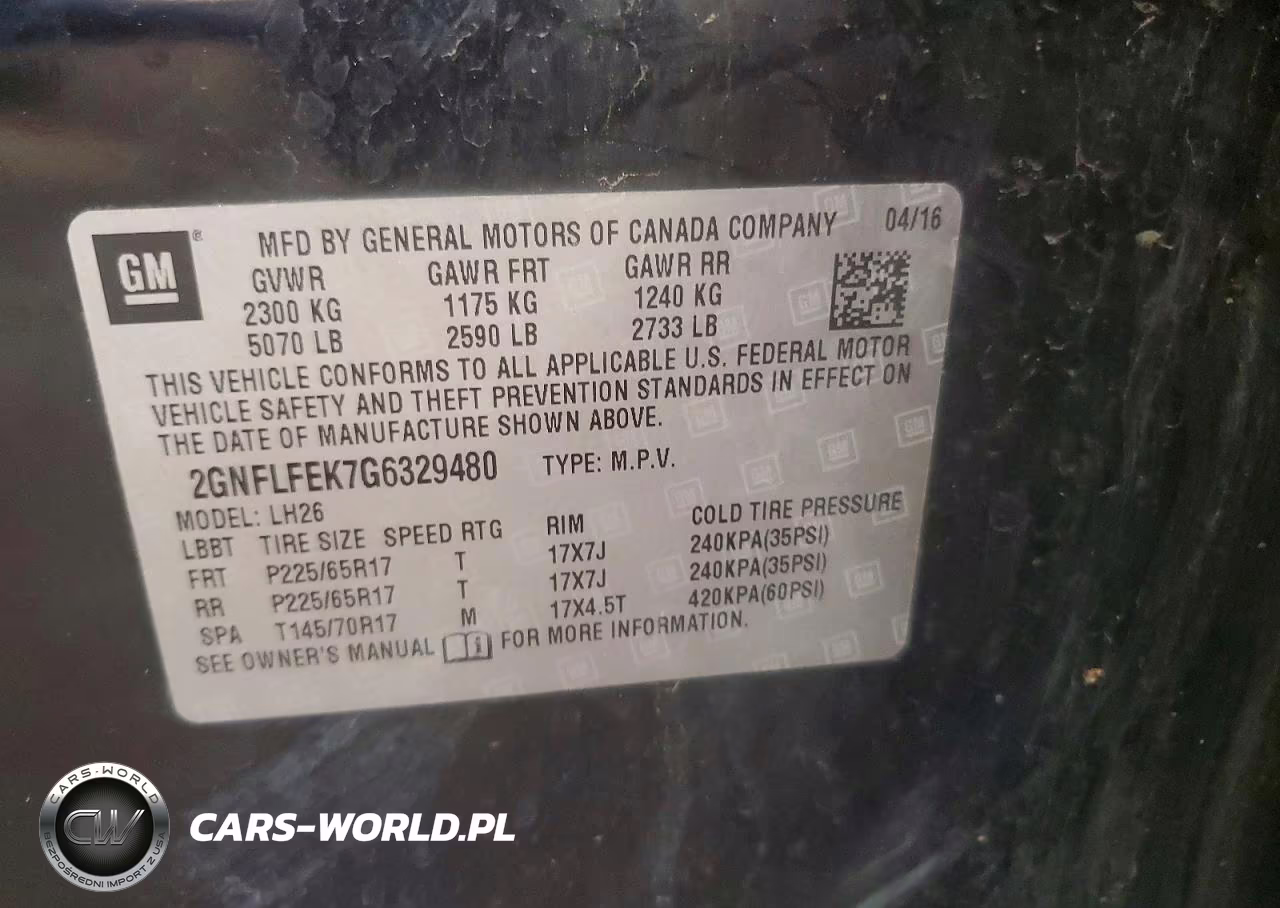 2016 Chevrolet Equinox Lt VIN:2GNFLFEK7G6329480 - 12