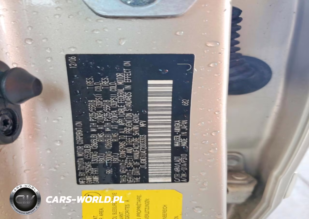 2007 Lexus Rx 400H VIN:JTJGW31U472003303 - 13