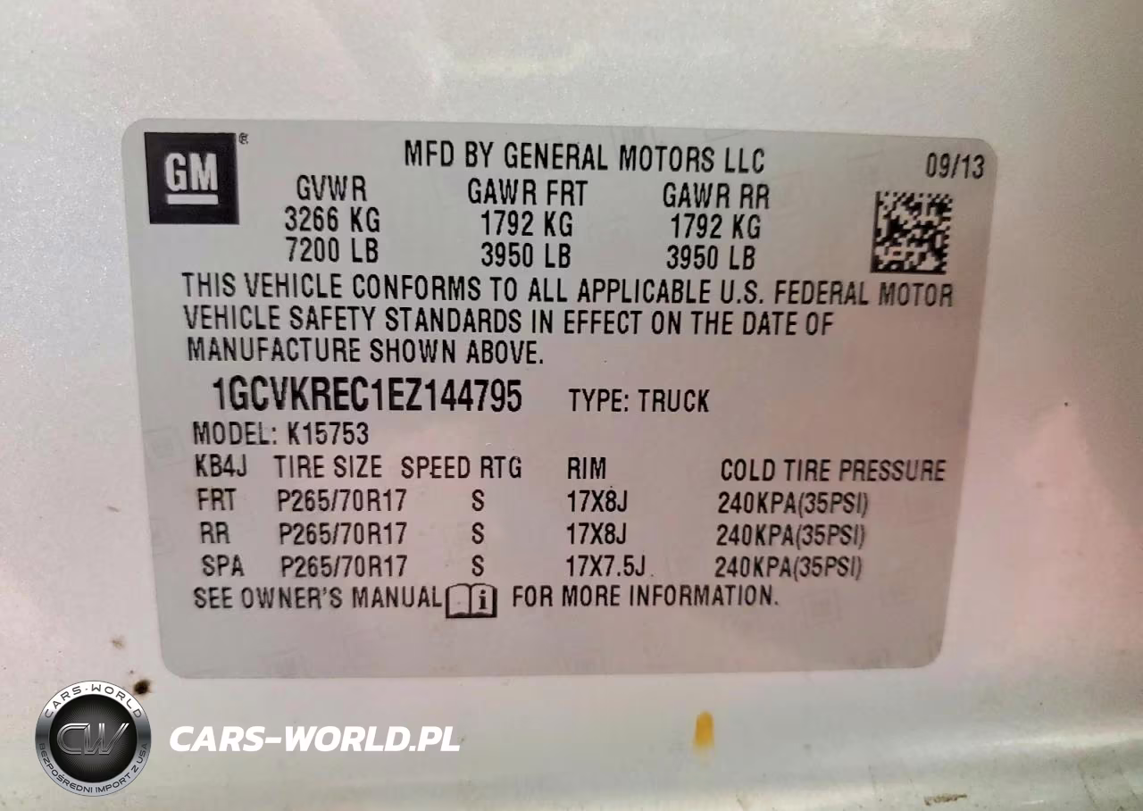 2014 Chevrolet Silverado K1500 Lt VIN:1GCVKREC1EZ144795 - 12