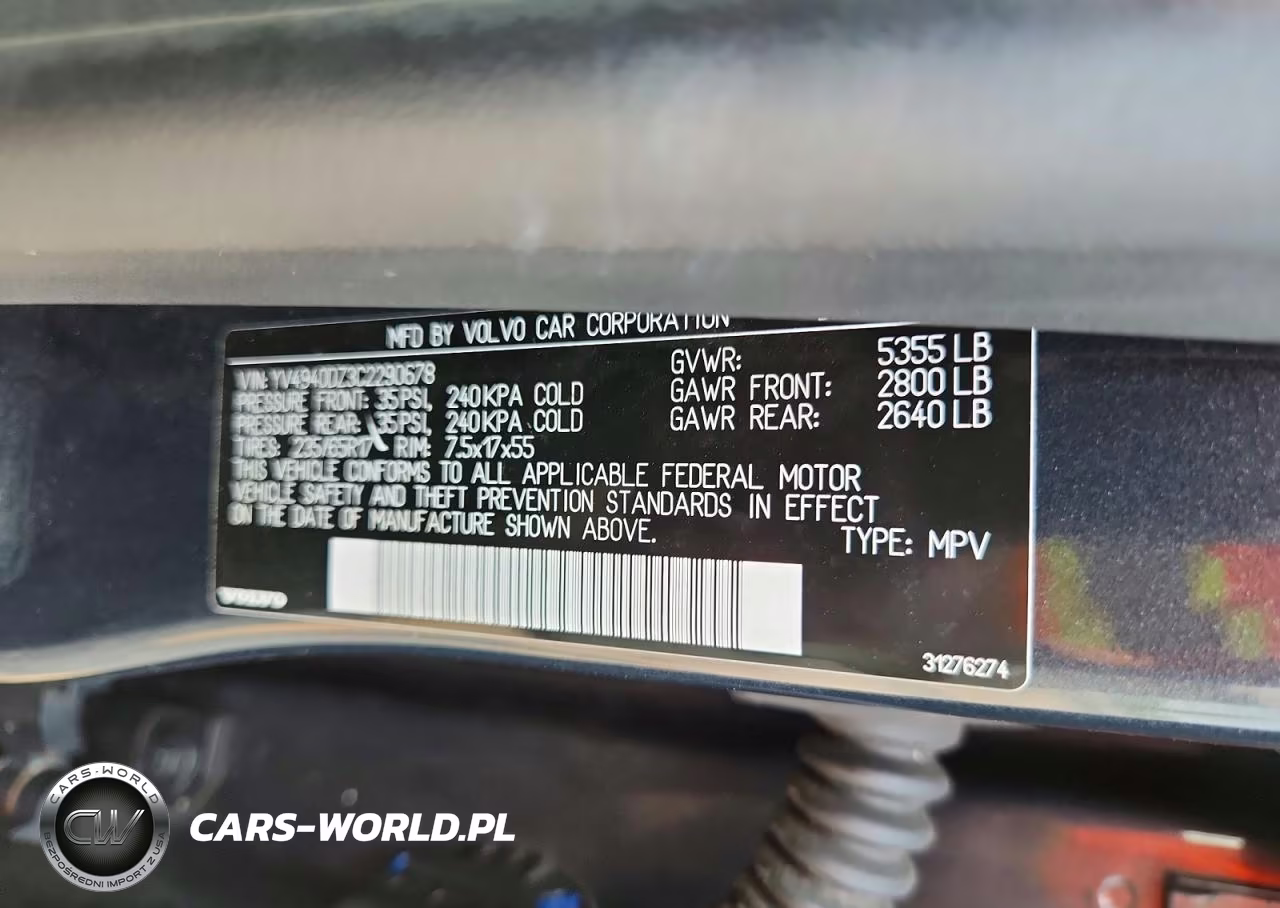 2012 Volvo Xc60 3.2 VIN:YV4940DZ3C2290678 - 13