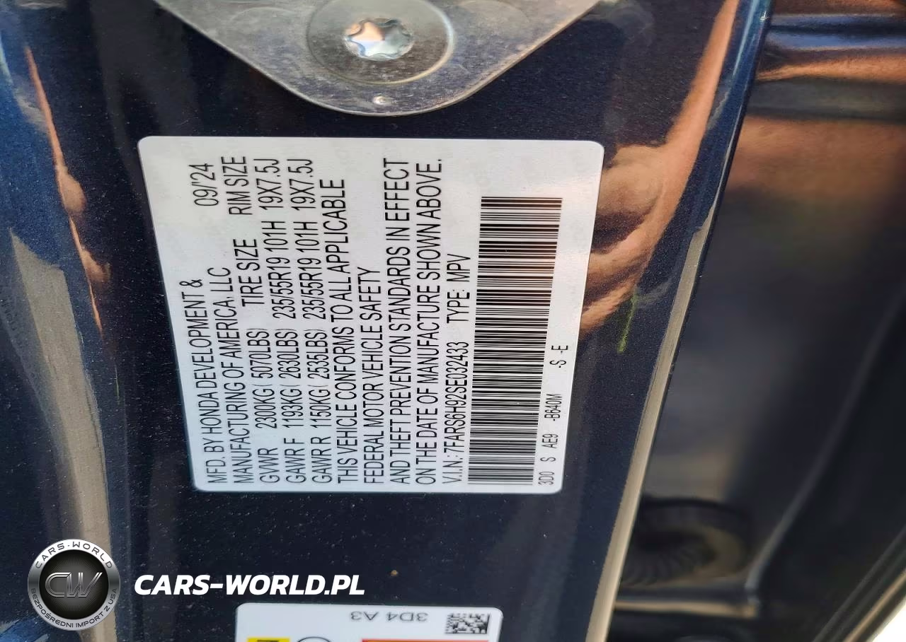 2025 Honda Cr-V Sport Touring VIN:7FARS6H92SE032433 - 13