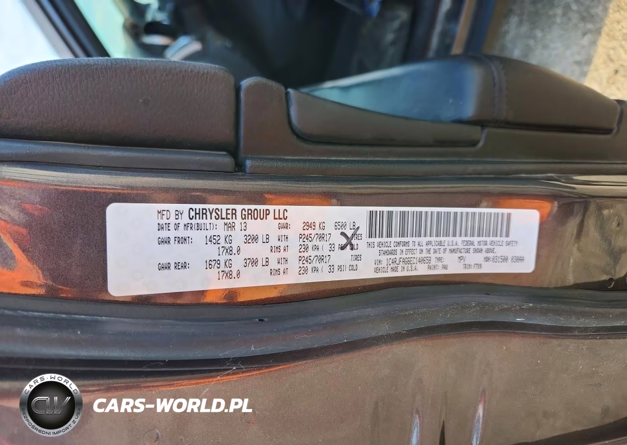 2014 Jeep Grand Cherokee Laredo VIN:1C4RJFAG6EC140658 - 13