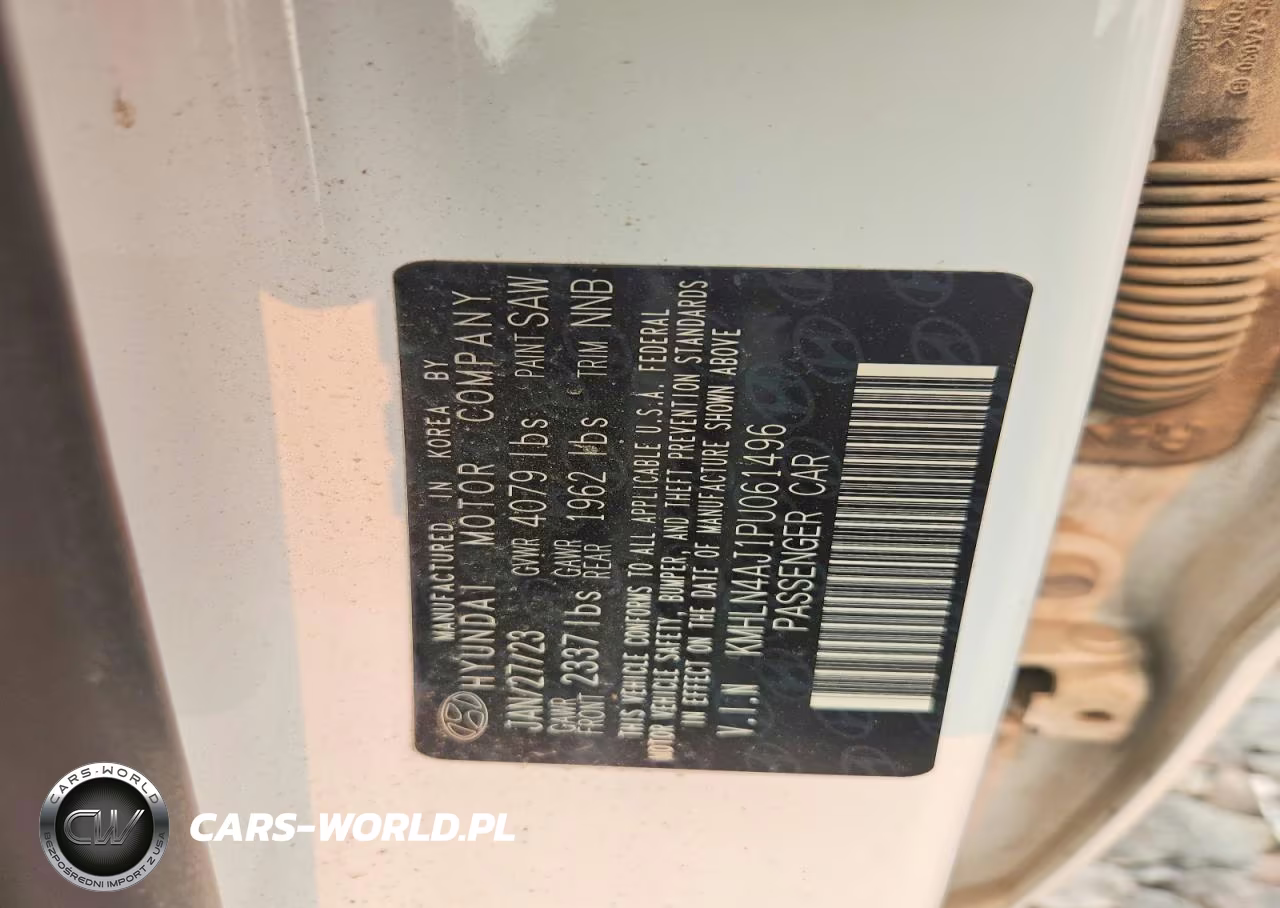 2023 Hyundai Elantra Limited VIN:KMHLN4AJ1PU061496 - 12