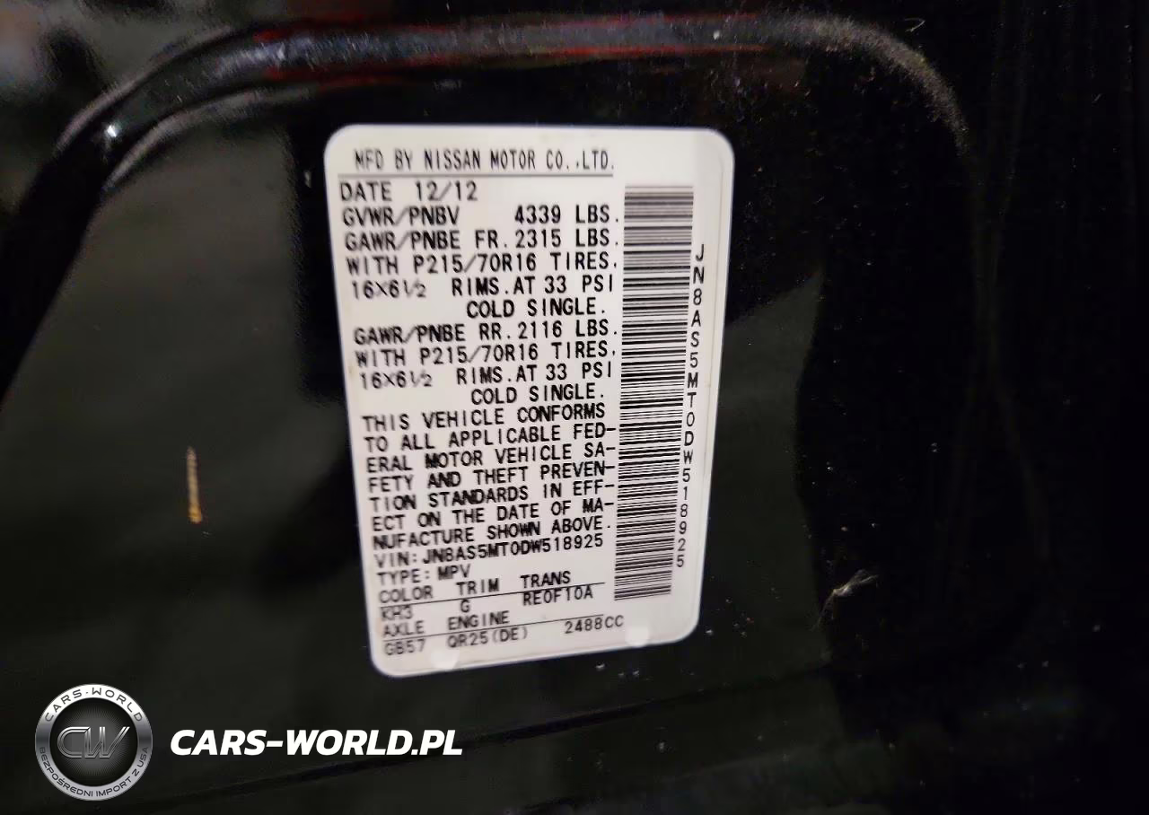 2013 Nissan Rogue S VIN:JN8AS5MT0DW518925 - 13