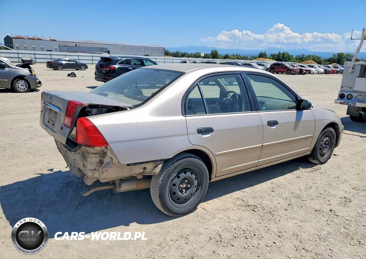 2001 Honda Civic Lx VIN:JHMES16561S000453 - 3