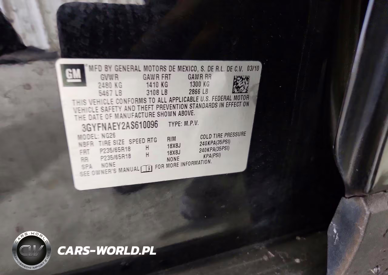 2010 Cadillac Srx Luxury Collection VIN:3GYFNAEY2AS610096 - 12