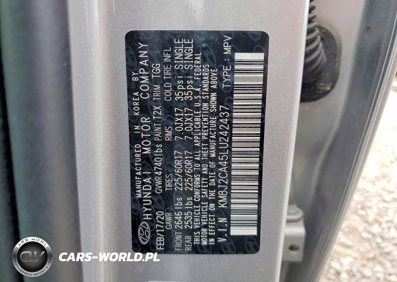 2020 Hyundai Tucson Se VIN:KM8J2CA45LU242437 - 13