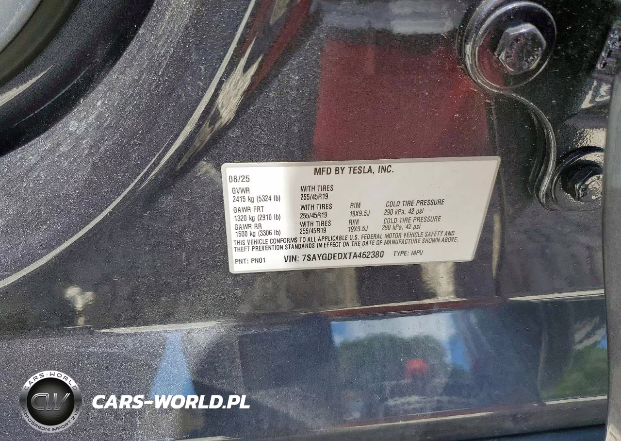 2026 Tesla Model Y VIN:7SAYGDEDXTA462380 - 12