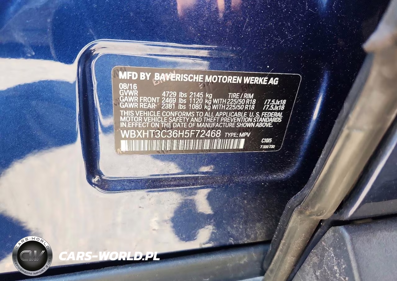 2017 BMW X1 xDrive28I VIN:WBXHT3C36H5F72468 - 13