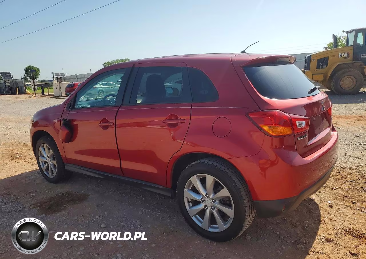 2015 Mitsubishi Outlander Sport Es VIN:4A4AP3AU2FE021827 - 2