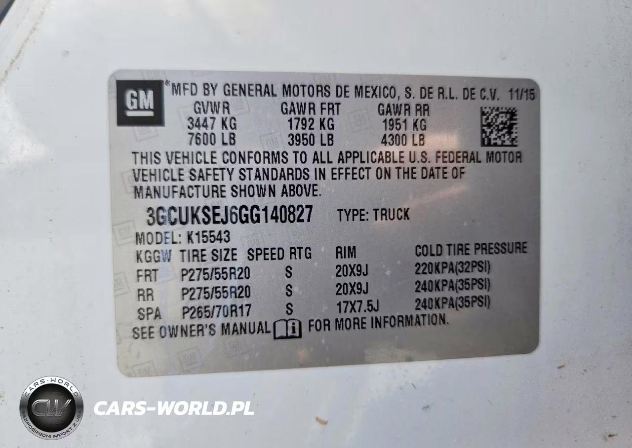 2016 Chevrolet Silverado K1500 Ltz VIN:3GCUKSEJ6GG140827 - 12