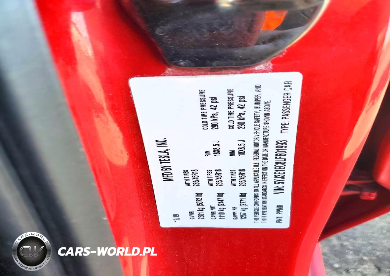 2020 Tesla Model 3 VIN:5YJ3E1EC8LF601993 - 12