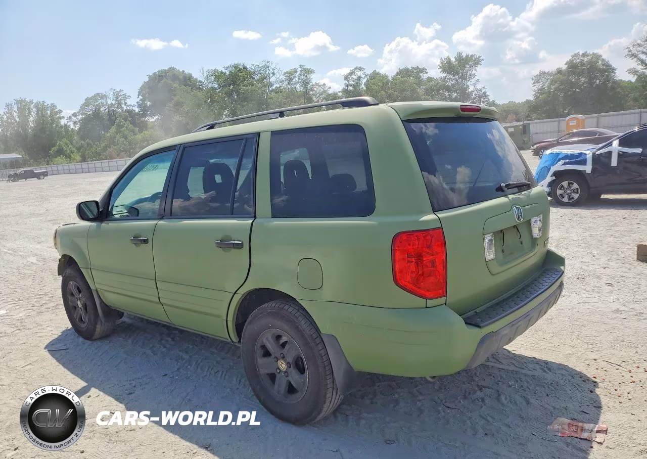 2003 Honda Pilot Exl VIN:2HKYF185X3H539675 - 2