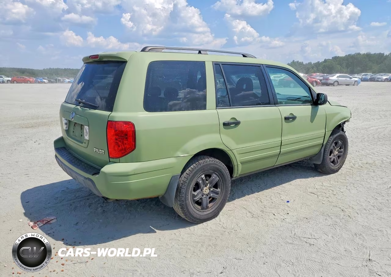 2003 Honda Pilot Exl VIN:2HKYF185X3H539675 - 3