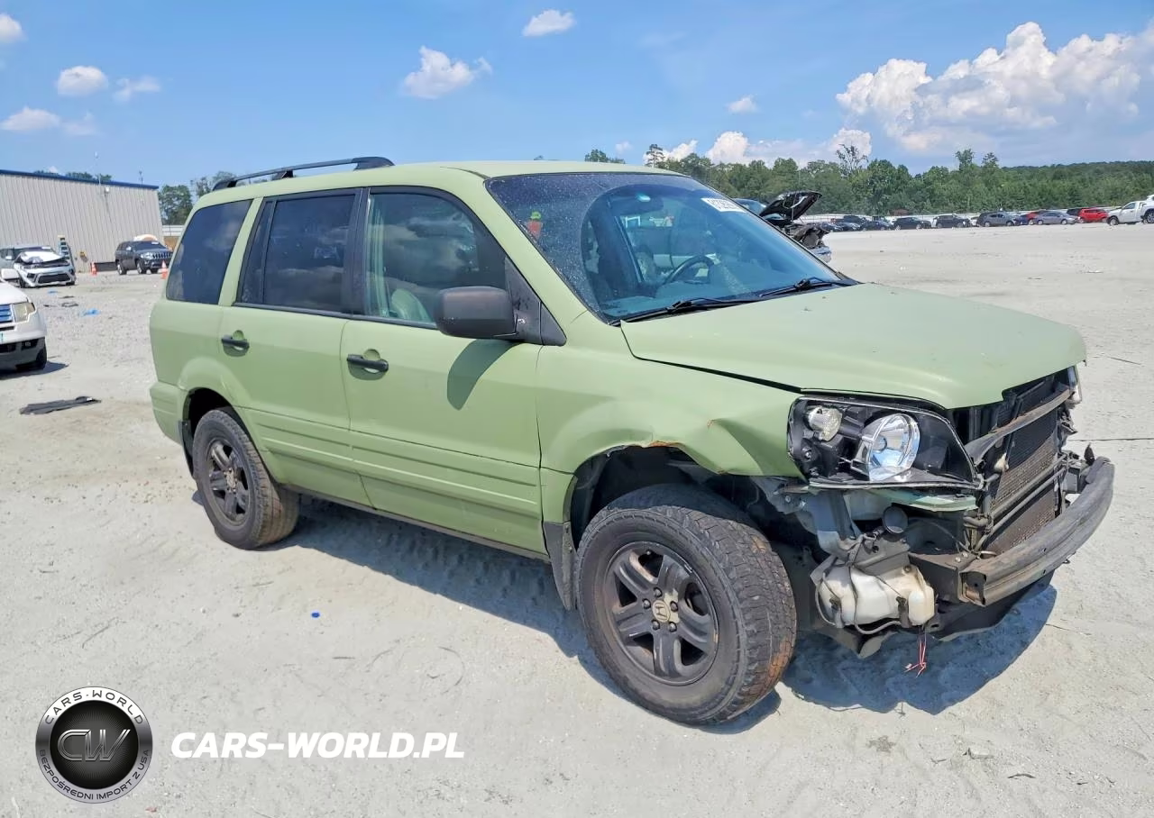 2003 Honda Pilot Exl VIN:2HKYF185X3H539675 - 4
