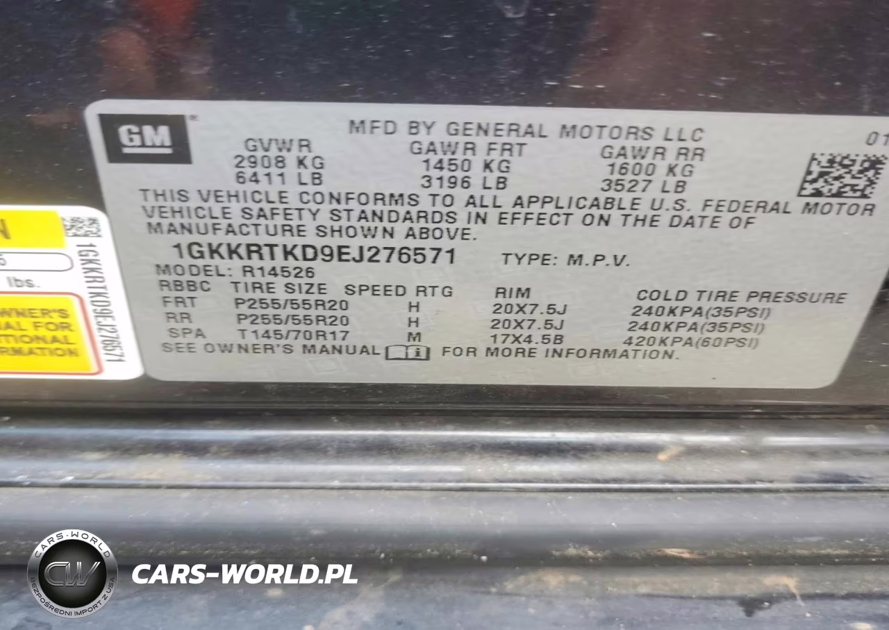 2014 GMC Acadia Denali VIN:1GKKRTKD9EJ276571 - 13