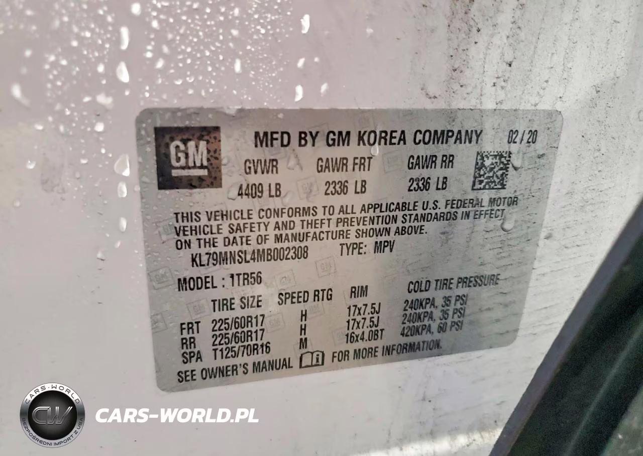 2021 Chevrolet Trailblazer Ls VIN:KL79MNSL4MB002308 - 14