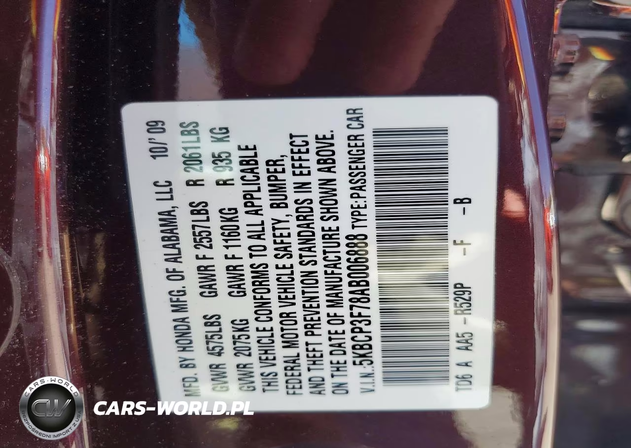 2010 Honda Accord Ex VIN:5KBCP3F78AB006888 - 13