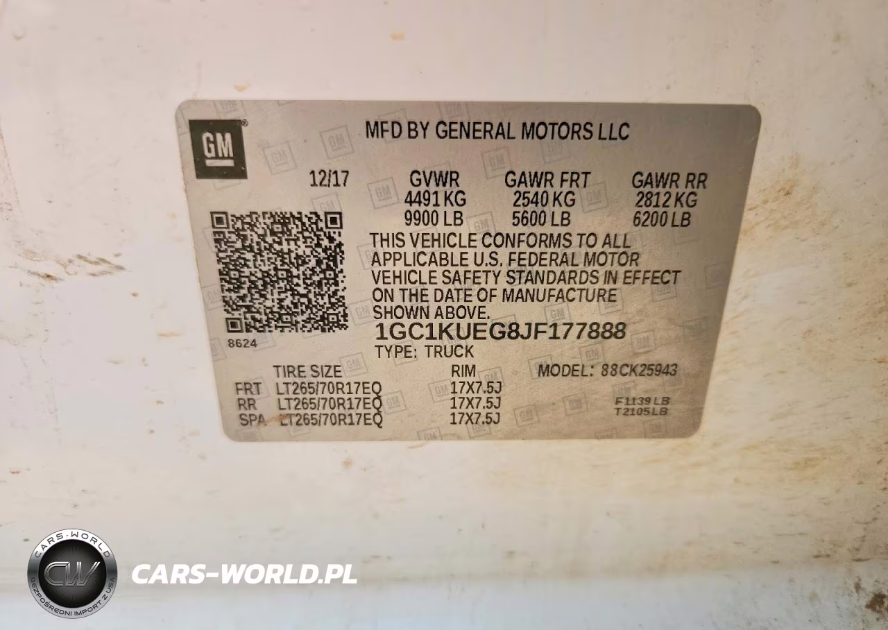 2018 Chevrolet Silverado K2500 Heavy Duty VIN:1GC1KUEG8JF177888 - 12
