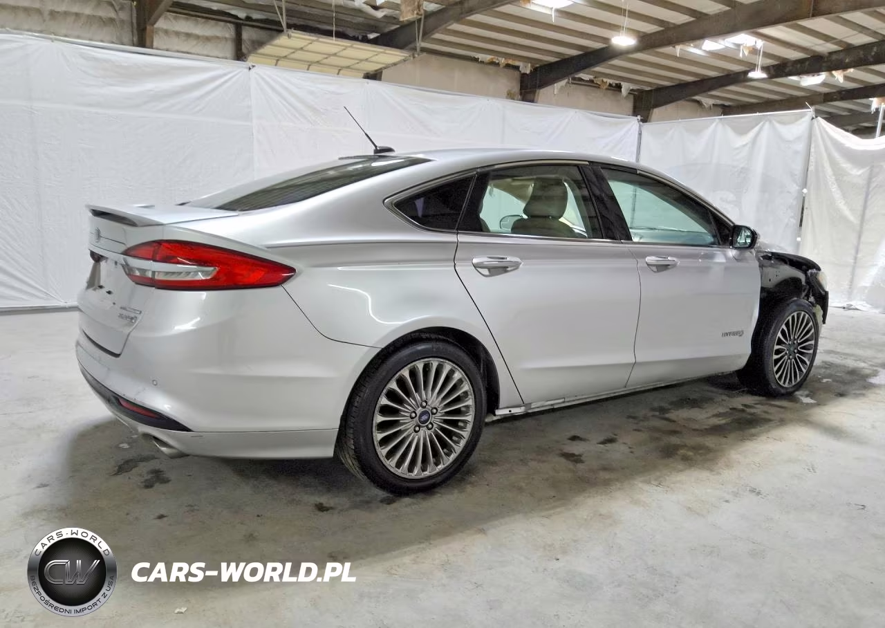 2017 Ford Fusion Titanium Hev VIN:3FA6P0RU5HR360524 - 3