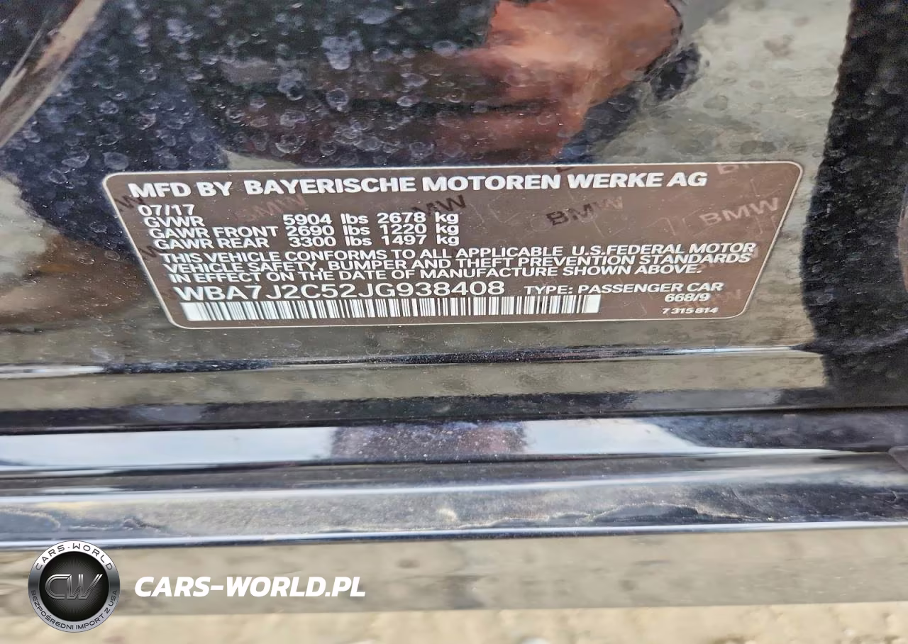 2018 BMW 740 Xe VIN:WBA7J2C52JG938408 - 12