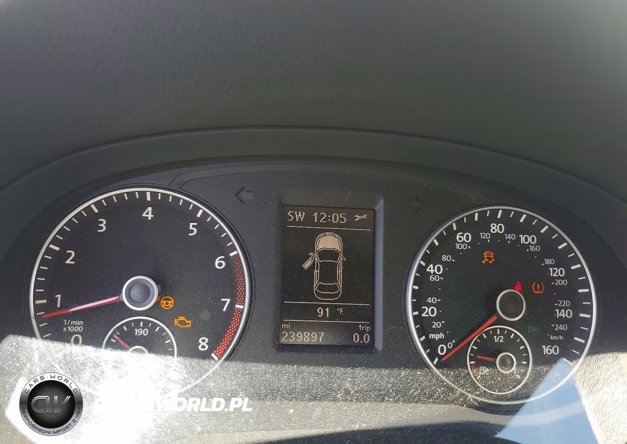 2015 Volkswagen Passat Se VIN:1VWBS7A36FC013666 - 9
