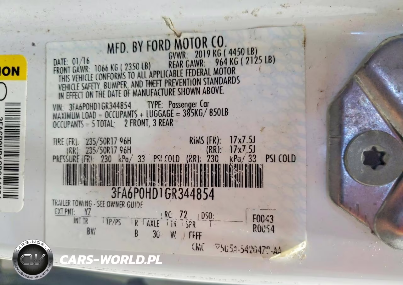 2016 Ford Fusion Se VIN:3FA6P0HD1GR344854 - 13