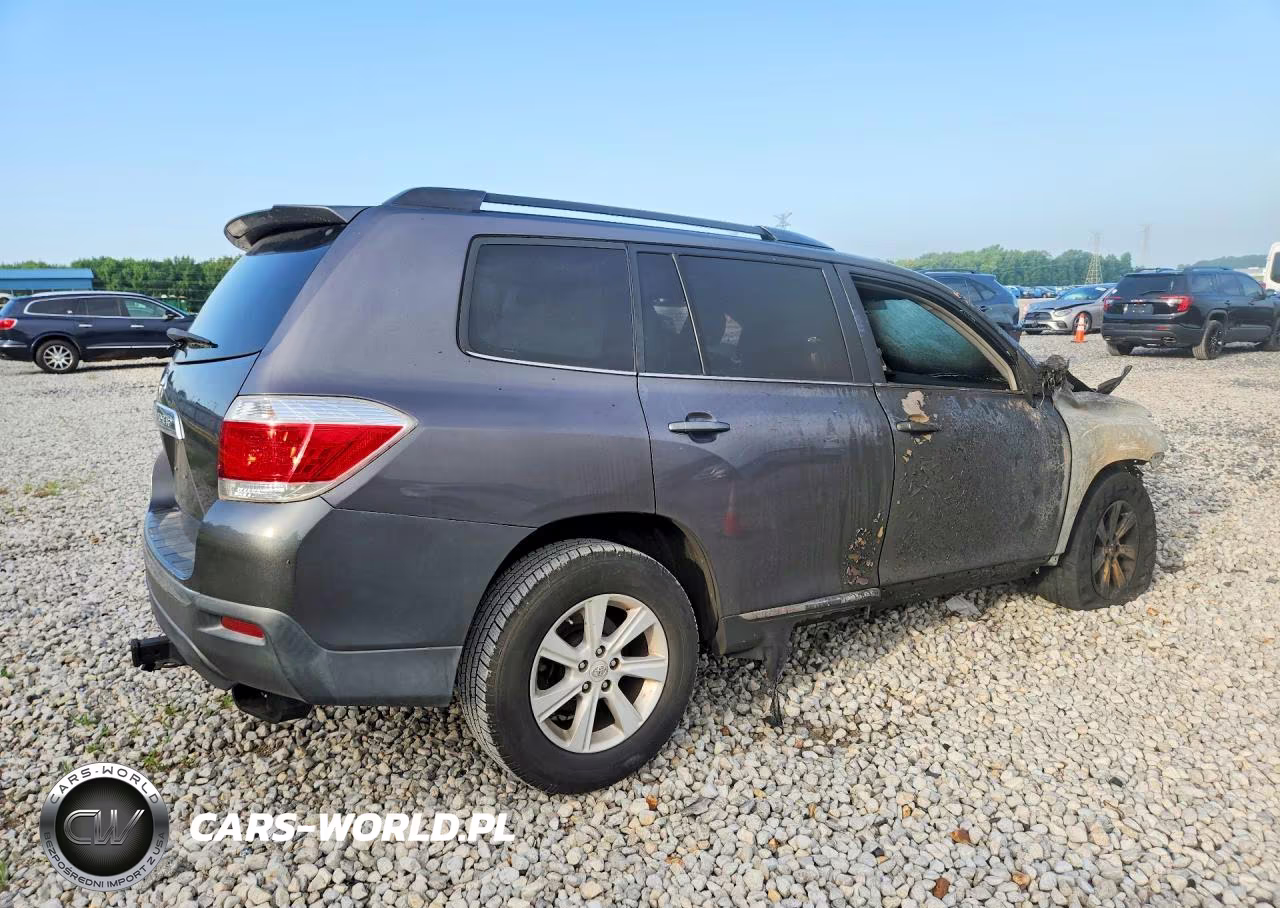 2012 Toyota Highlander Base VIN:5TDZK3EHXCS078398 - 3