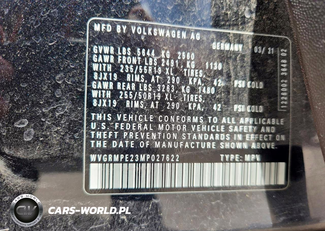 2021 Volkswagen Id.4 Pro VIN:WVGRMPE23MP027622 - 13