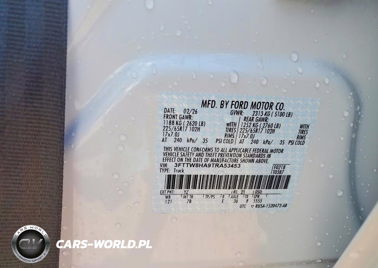 2026 Ford Maverick Xlt VIN:3FTTW8HA9TRA53453 - 12