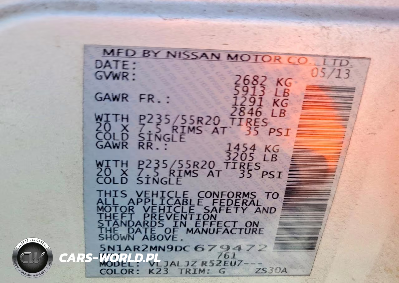 2013 Nissan Pathfinder S VIN:5N1AR2MN9DC679472 - 12