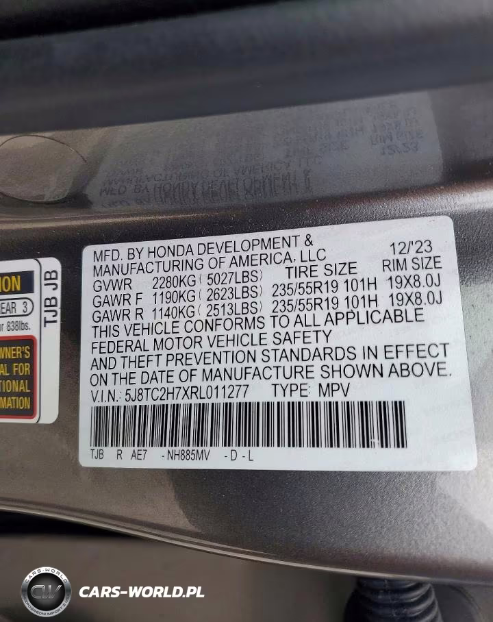 2024 Acura Rdx Advance VIN:5J8TC2H7XRL011277 - 13