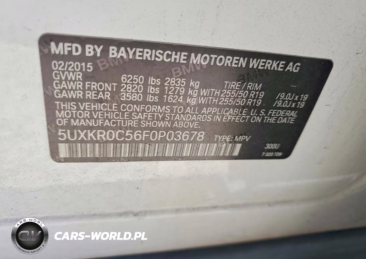 2015 BMW X5 xDrive35I VIN:5UXKR0C56F0P03678 - 13