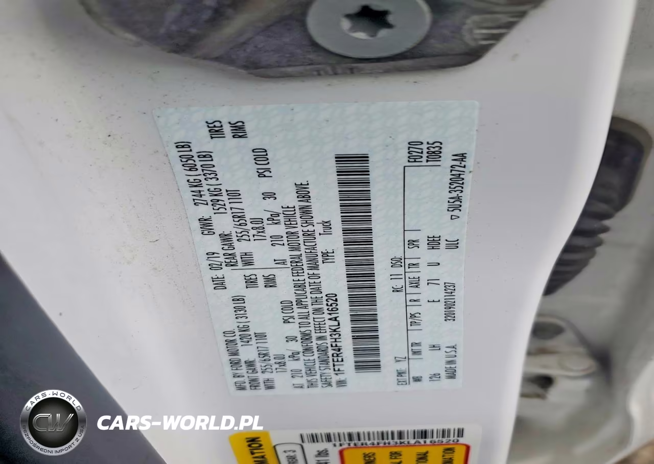 2019 Ford Ranger Xl VIN:1FTER4FH3KLA16520 - 12
