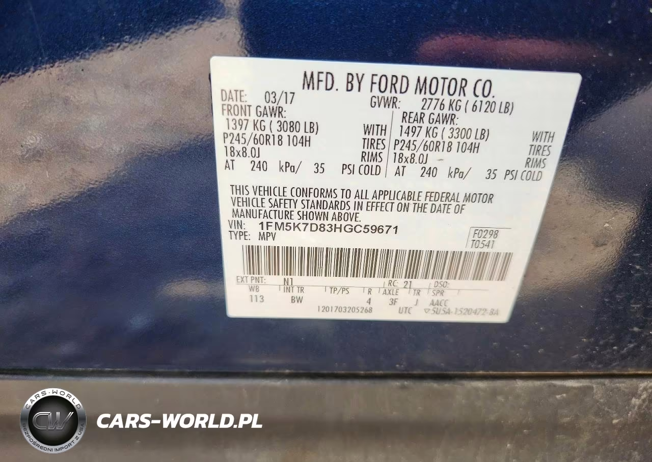 2017 Ford Explorer Xlt VIN:1FM5K7D83HGC59671 - 13