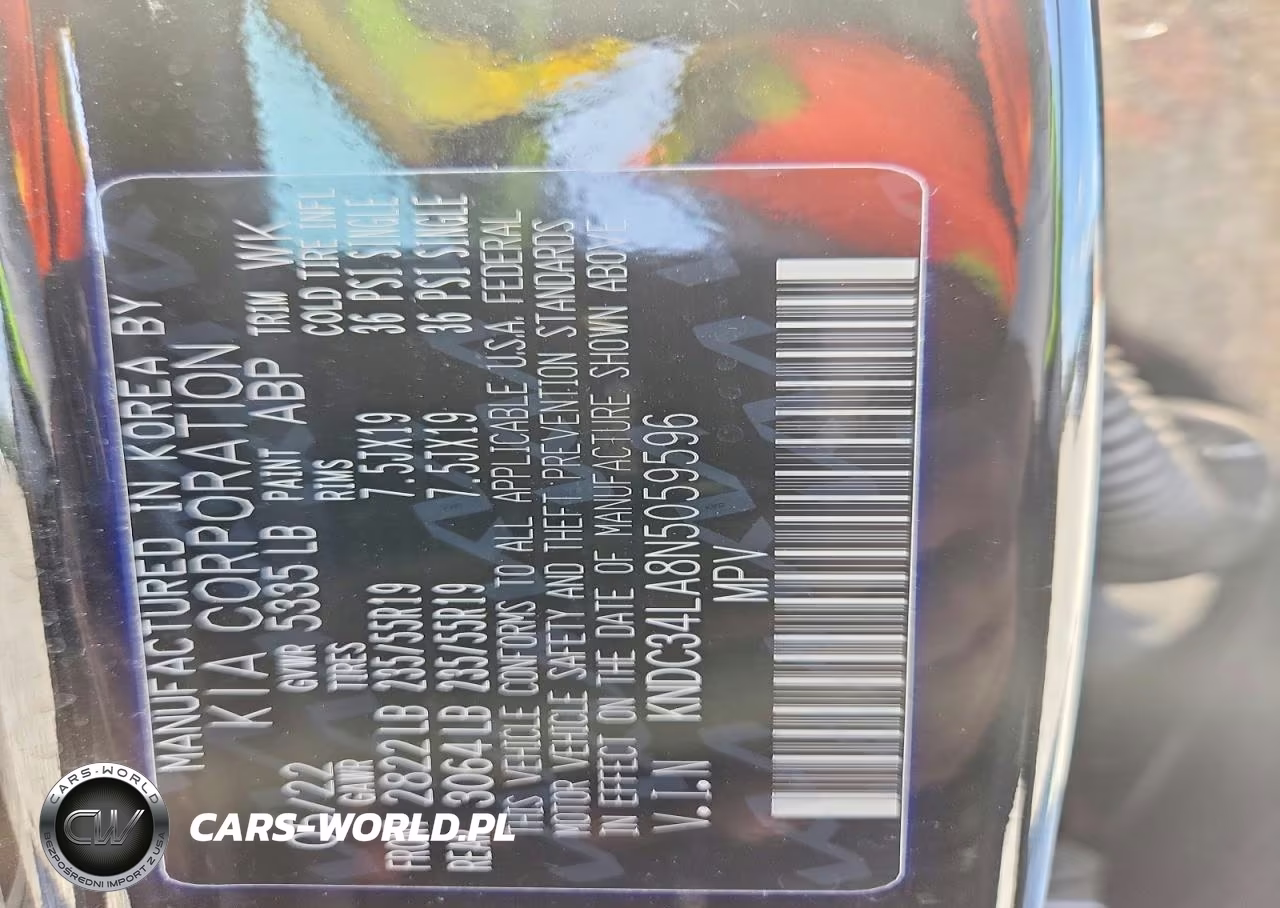 2022 Kia Ev6 Wind VIN:KNDC34LA8N5059596 - 12