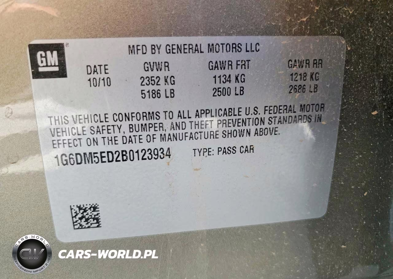2011 Cadillac Cts Performance Collection VIN:1G6DM5ED2B0123934 - 13