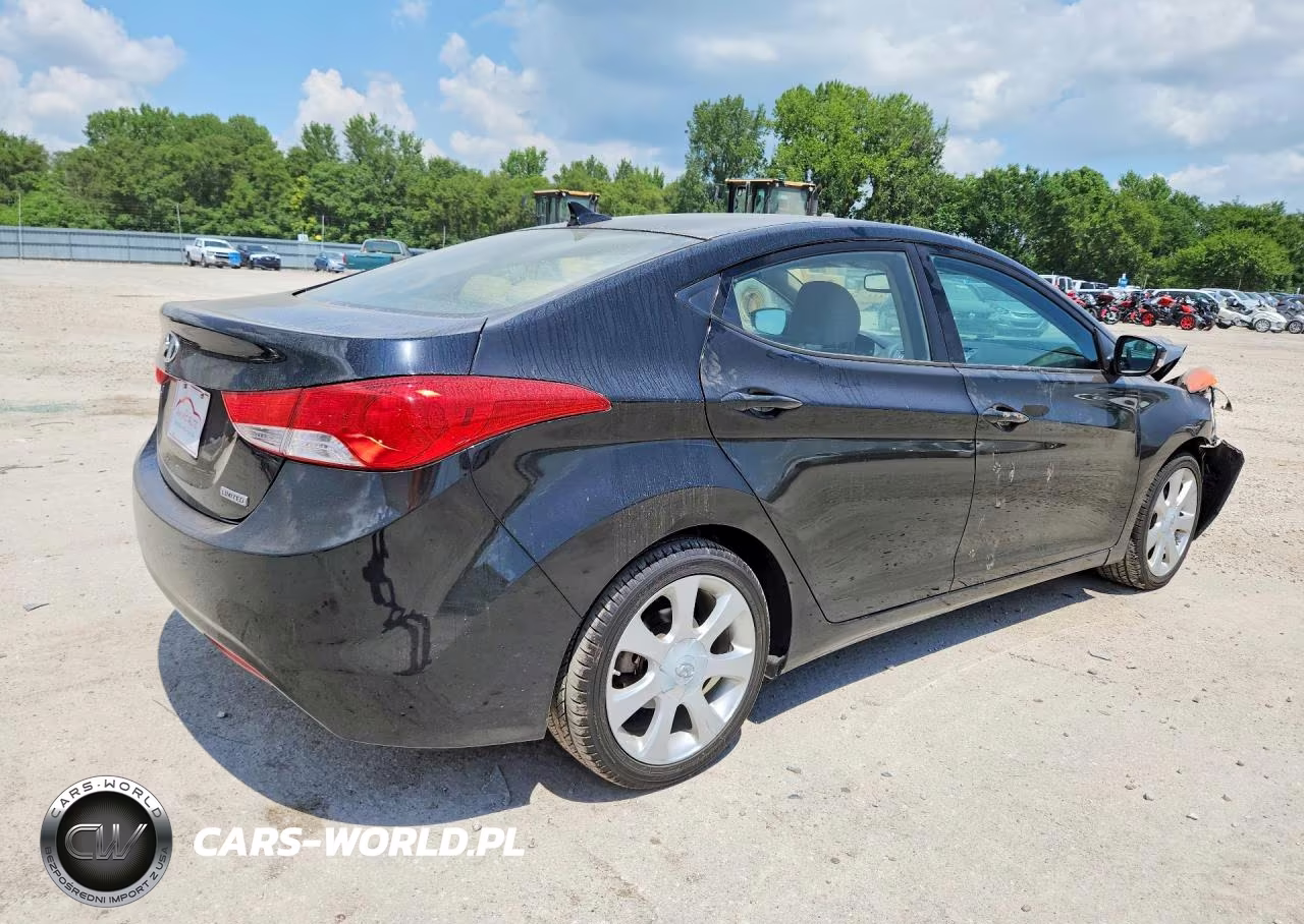 2013 Hyundai Elantra Limited VIN:KMHDH4AE6DU844999 - 3