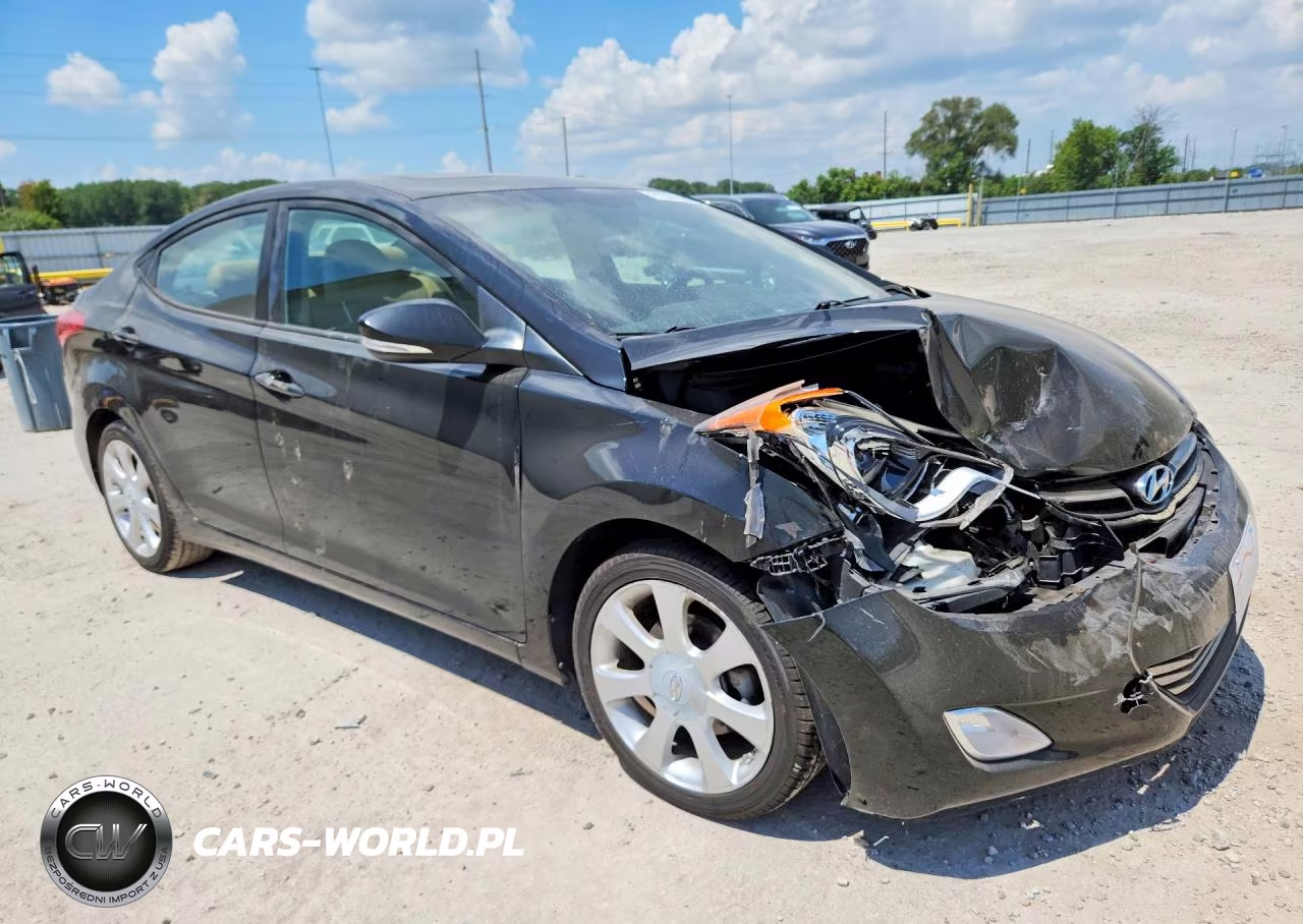 2013 Hyundai Elantra Limited VIN:KMHDH4AE6DU844999 - 4