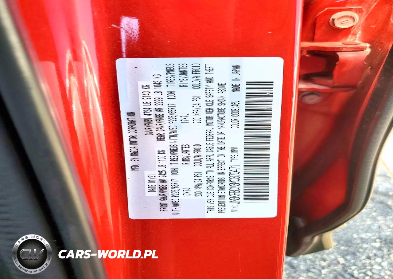 2021 Mazda Cx-5 Touring VIN:JM3KFBCM3M0370471 - 13