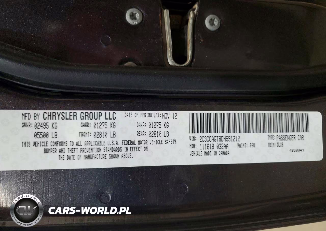 2013 Chrysler 300 S VIN:2C3CCAGT8DH591212 - 12